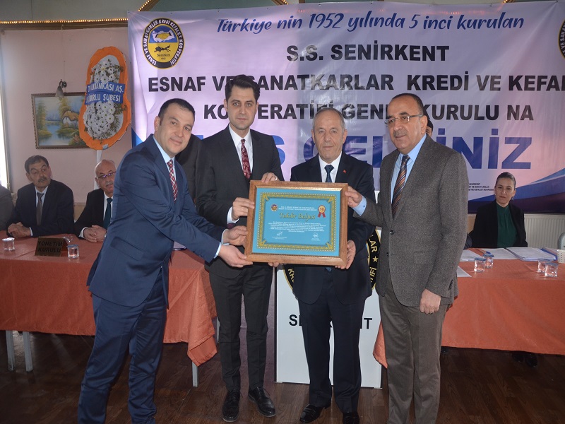 Senirkent Esnaf ve Sanatkarlar Kredi ve Kefalet Kooperatifi Genel Kurul Toplantısı Yapıldı